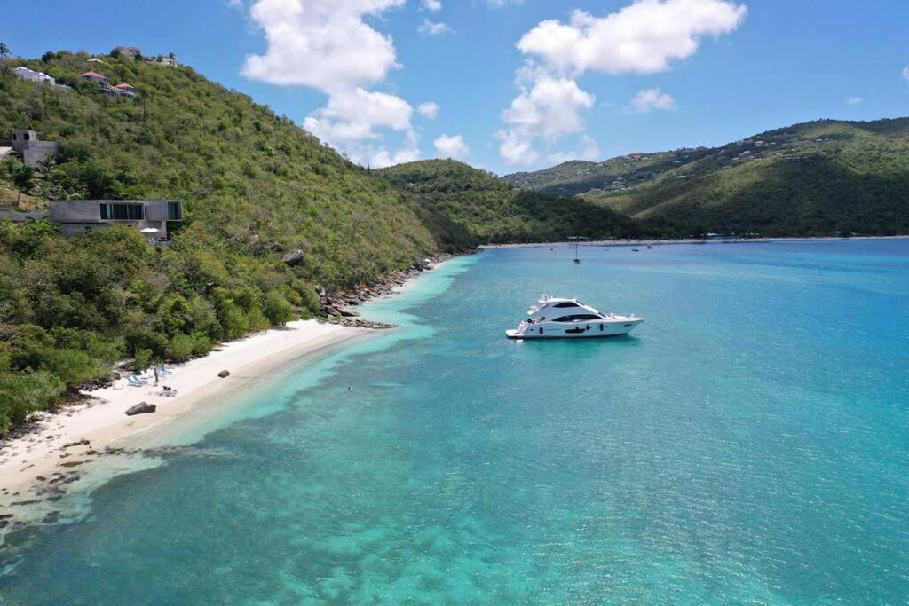 Sailfish Villa Luxury Beachfront Estate Magens Bay Cruz Bay المظهر الخارجي الصورة