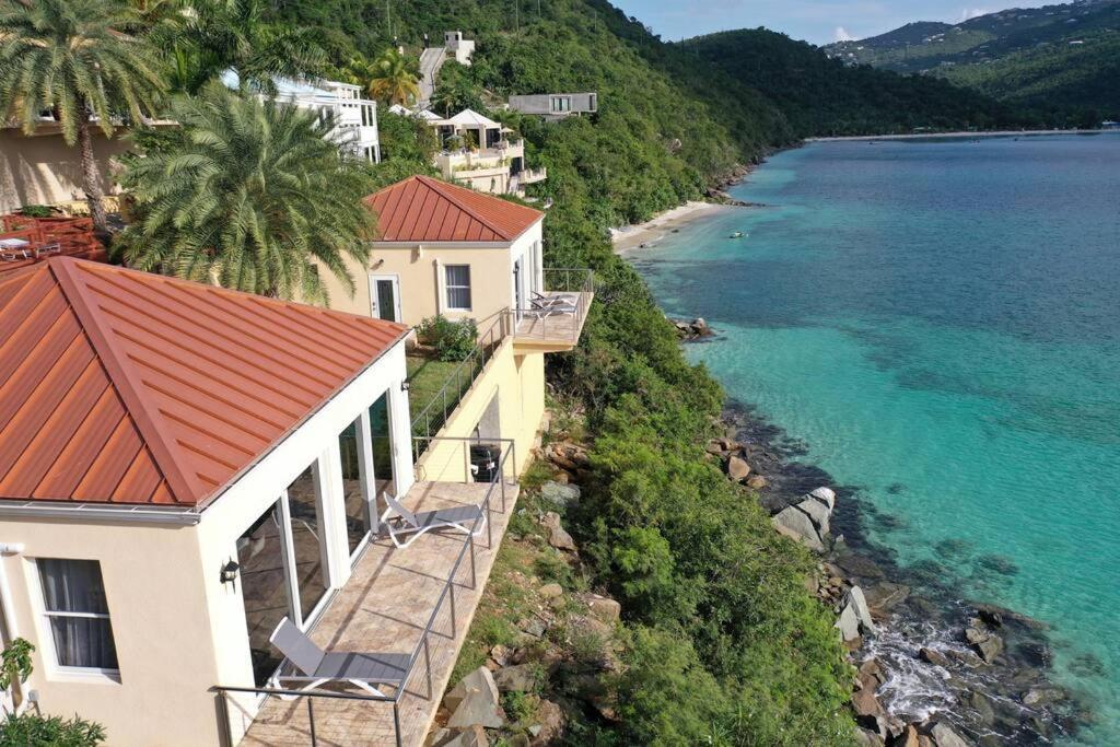 Sailfish Villa Luxury Beachfront Estate Magens Bay Cruz Bay المظهر الخارجي الصورة