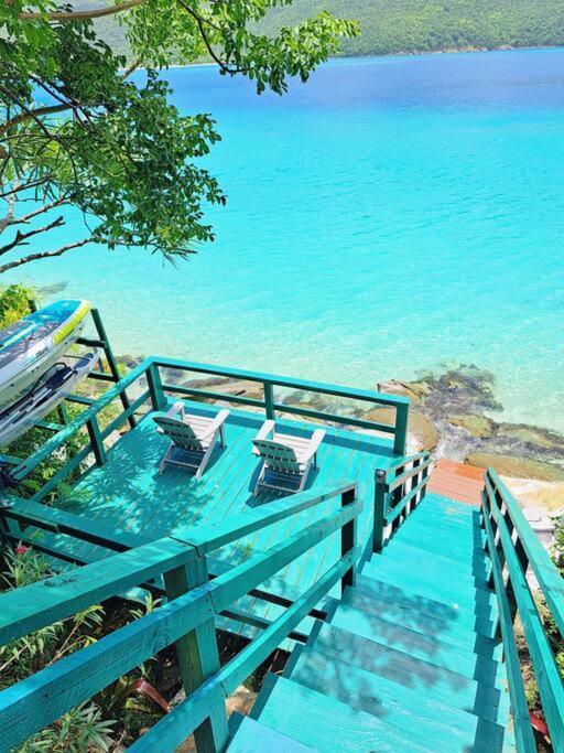 Sailfish Villa Luxury Beachfront Estate Magens Bay Cruz Bay المظهر الخارجي الصورة
